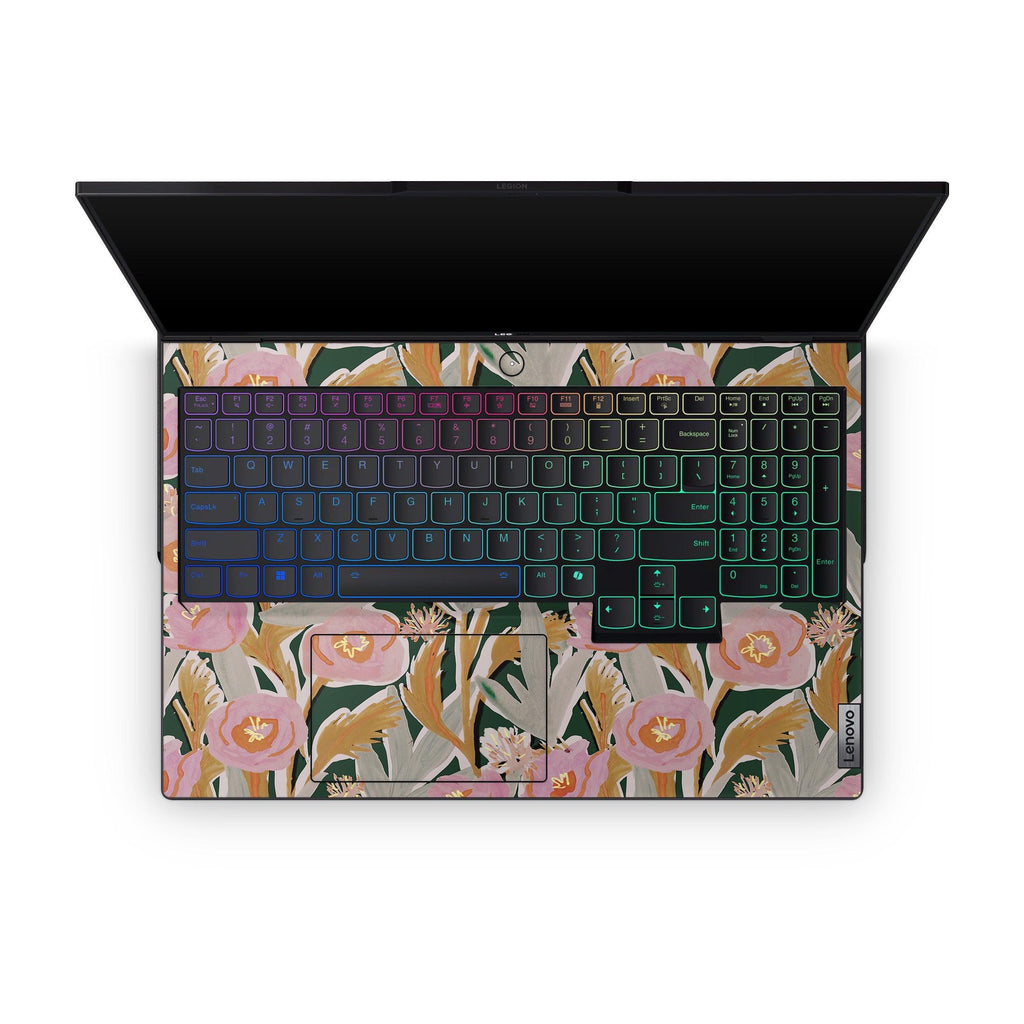Fall Floral Lenovo Skin Interior