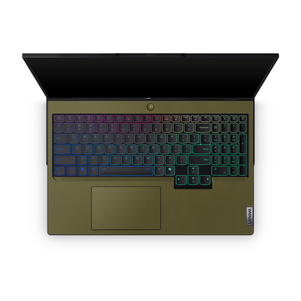 Olive Green Lenovo Skin Interior