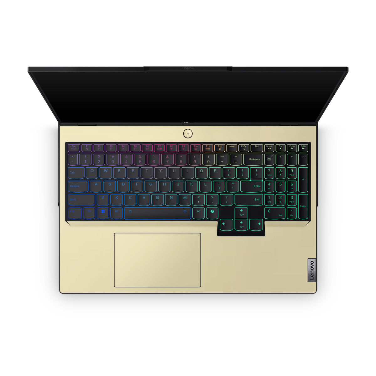 Soft Yellow Lenovo Skin Interior