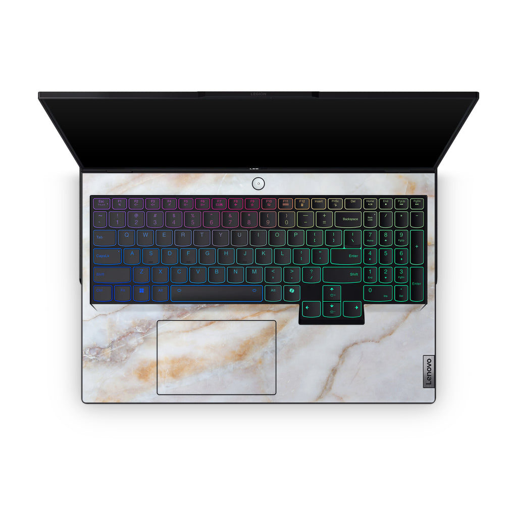 Vanilla Marble Lenovo Skin Interior