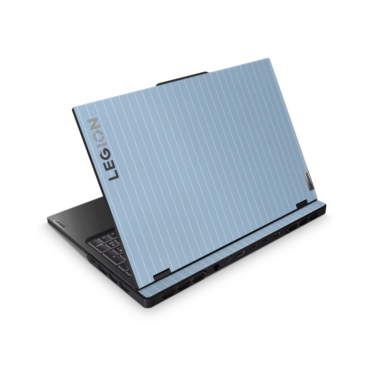 Blue Fine Line Lenovo Skin Top Coverage
