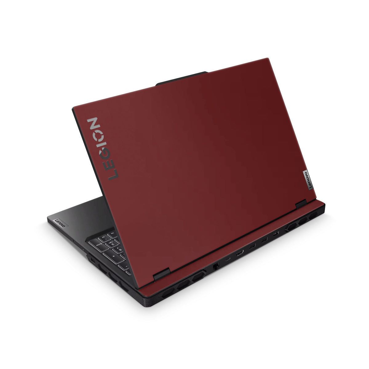 Deep Red Lenovo Skin Top Coverage