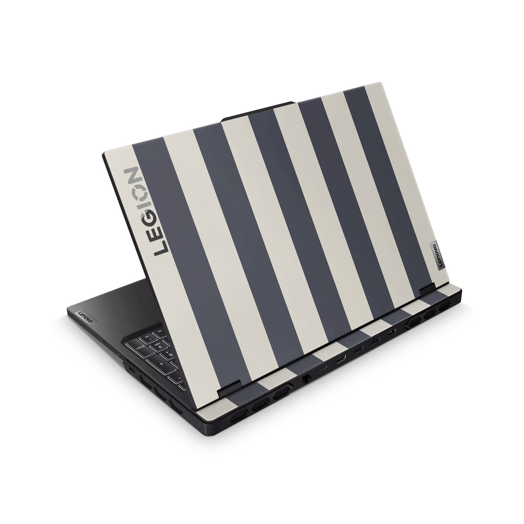 Navy Stripe Lenovo Skin Top Coverage