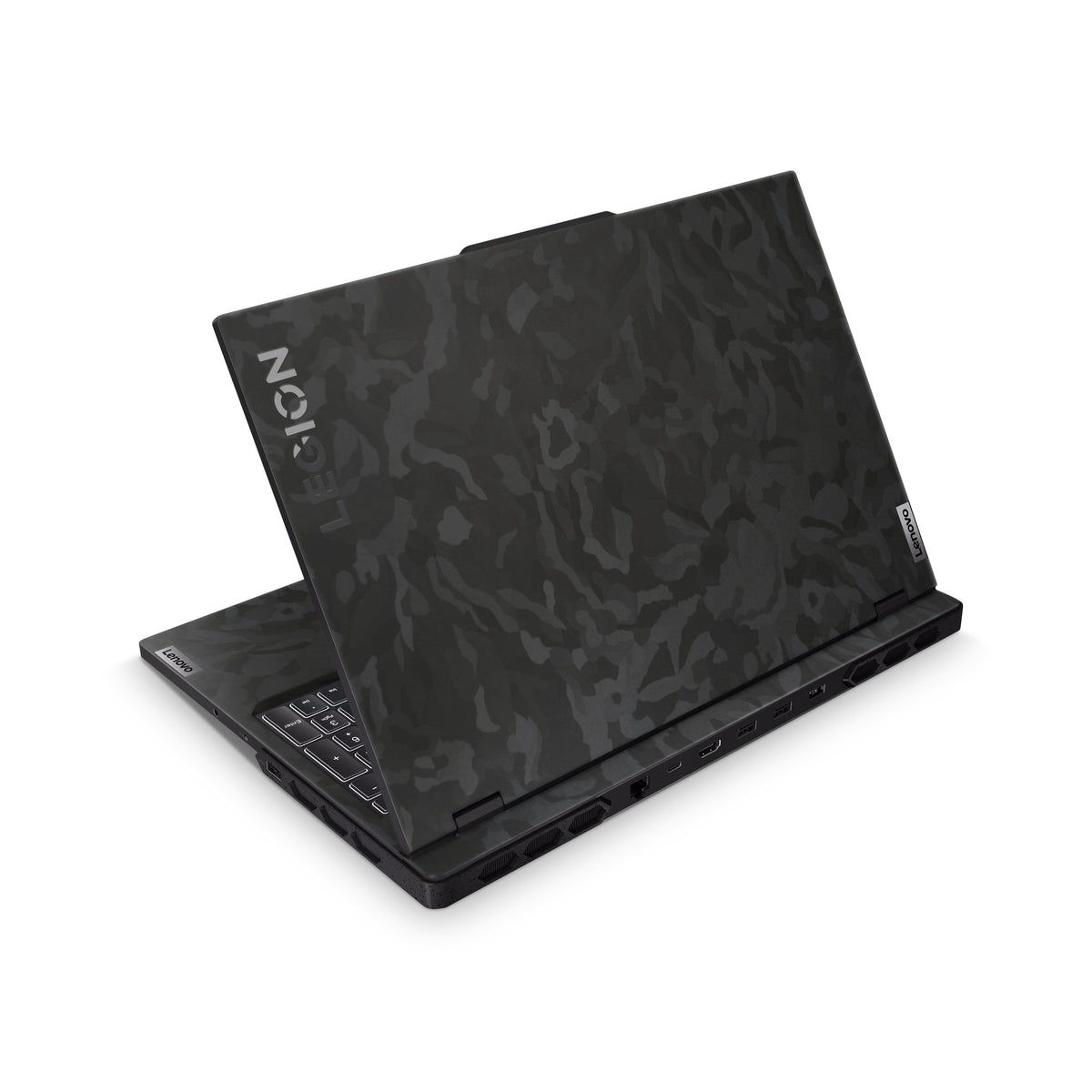 Black Camo Lenovo Skin Full Coverage