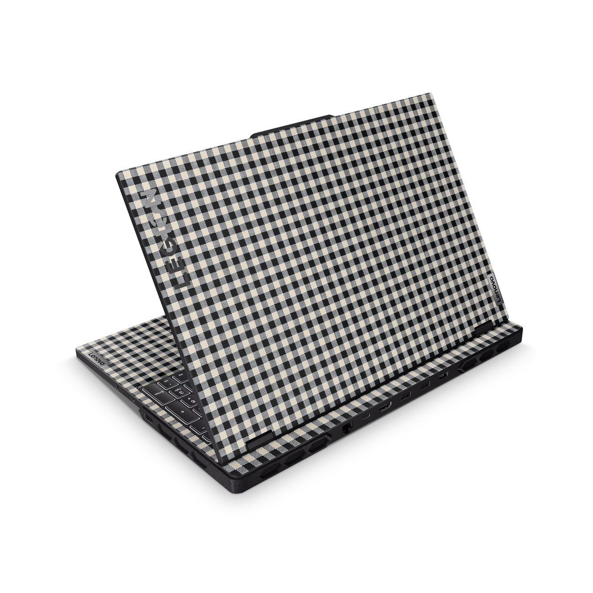 Black Gingham Lenovo ThinkPad Skin
