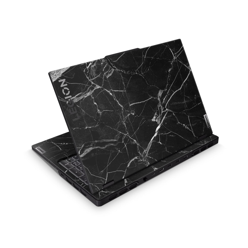 Black Hyper Marble Lenovo Skin Full Coverage