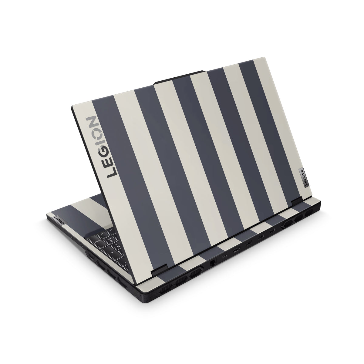 Navy Stripe Lenovo Skin Full Coverage