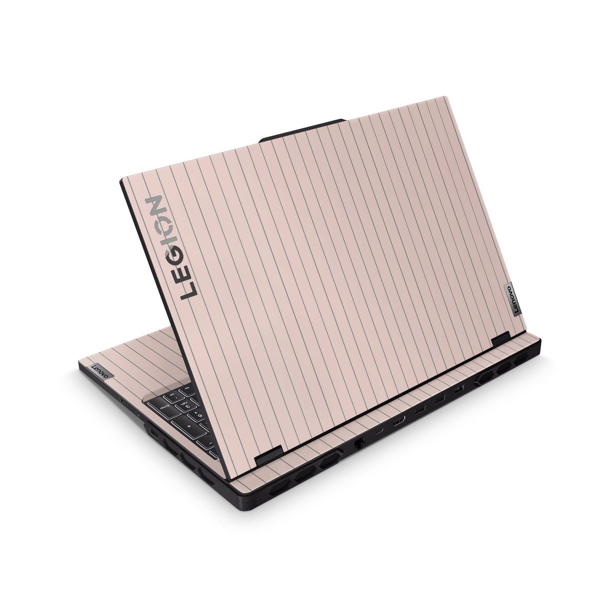 Pink Fine Line Lenovo Skin Full Coverage