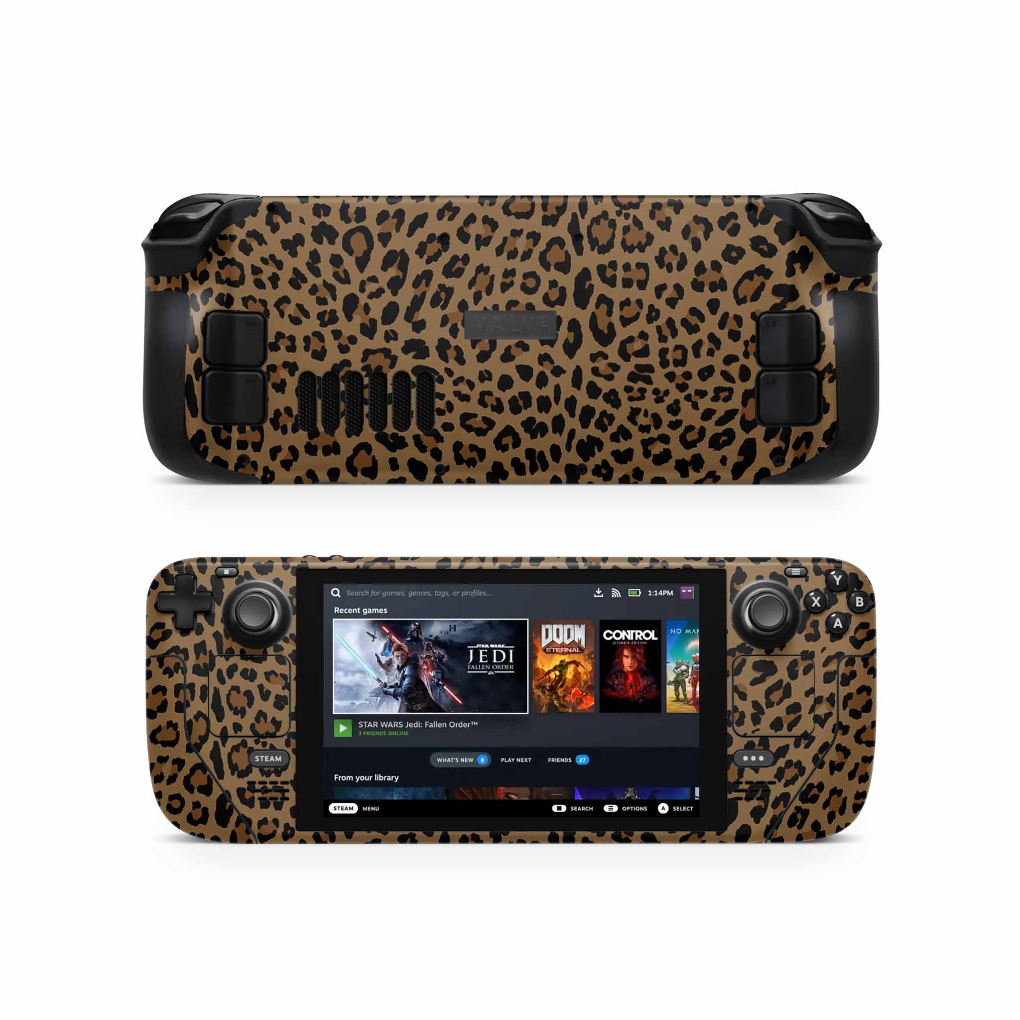 Leopard Steam Deck Skin
