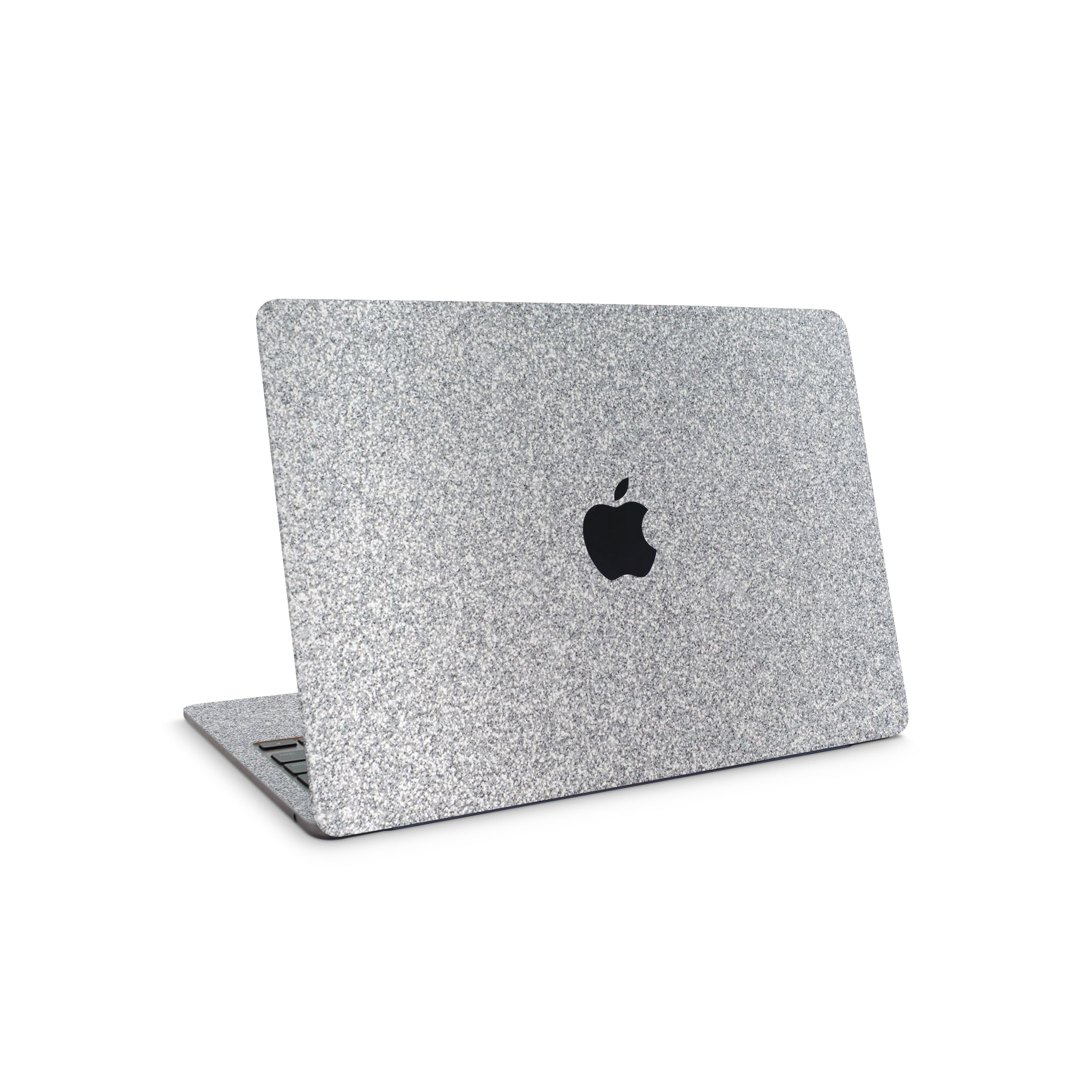 Blanc Glitter MacBook Skin + Case