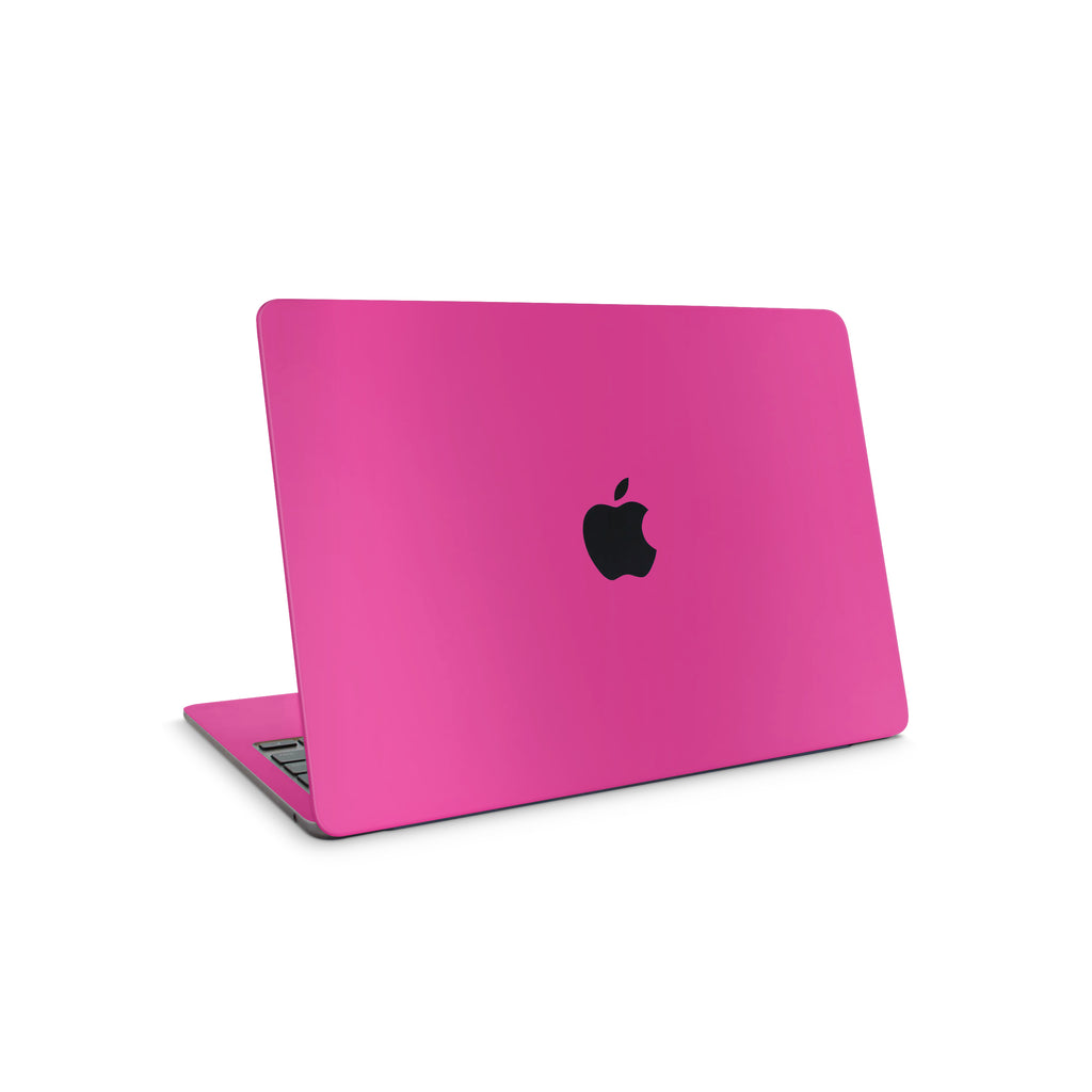 Hot Pink MacBook Skin + Case