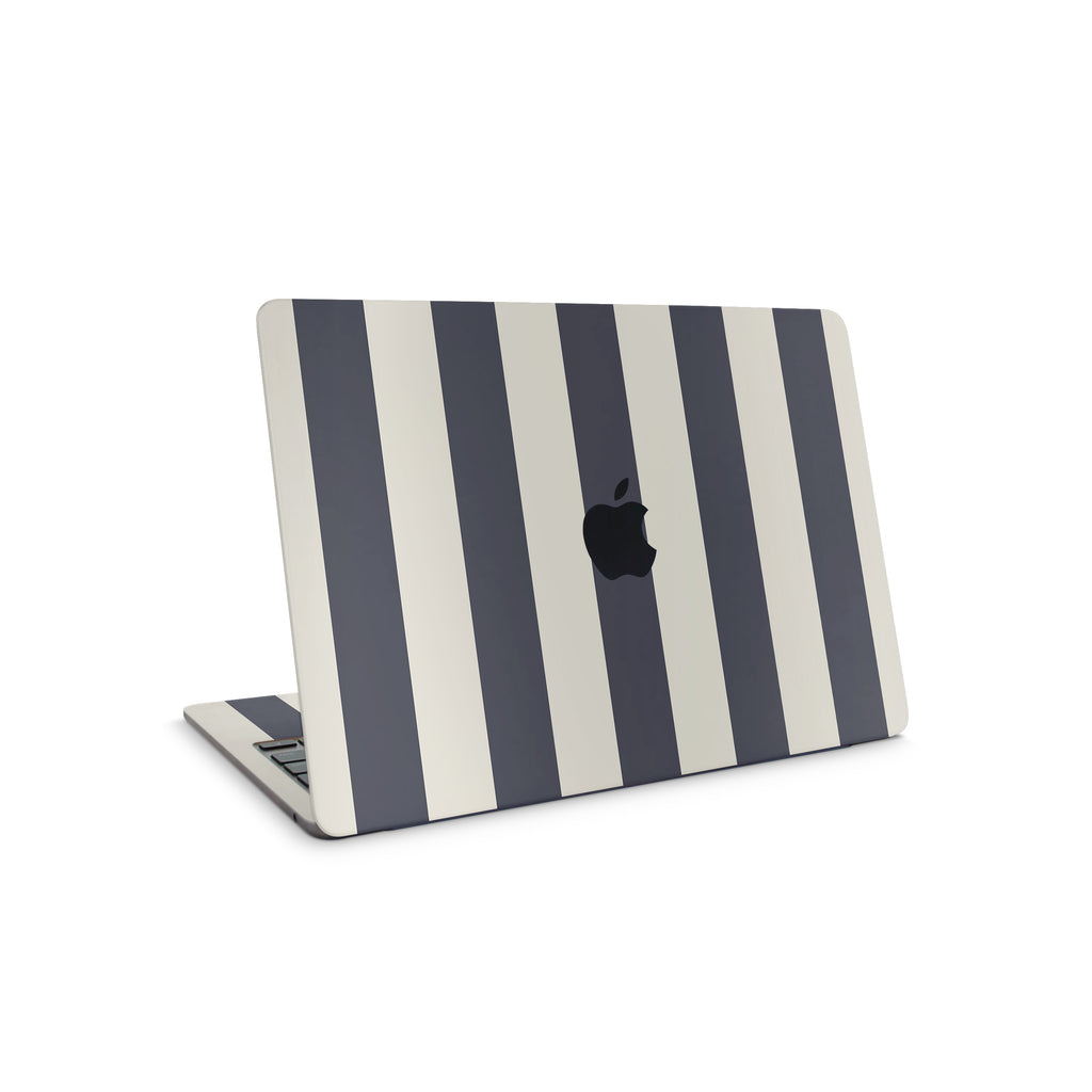 Navy Stripe MacBook Skin + Case