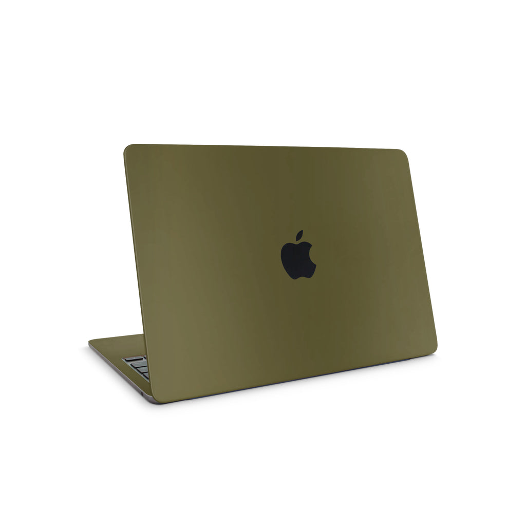 Olive Green MacBook Skin + Case