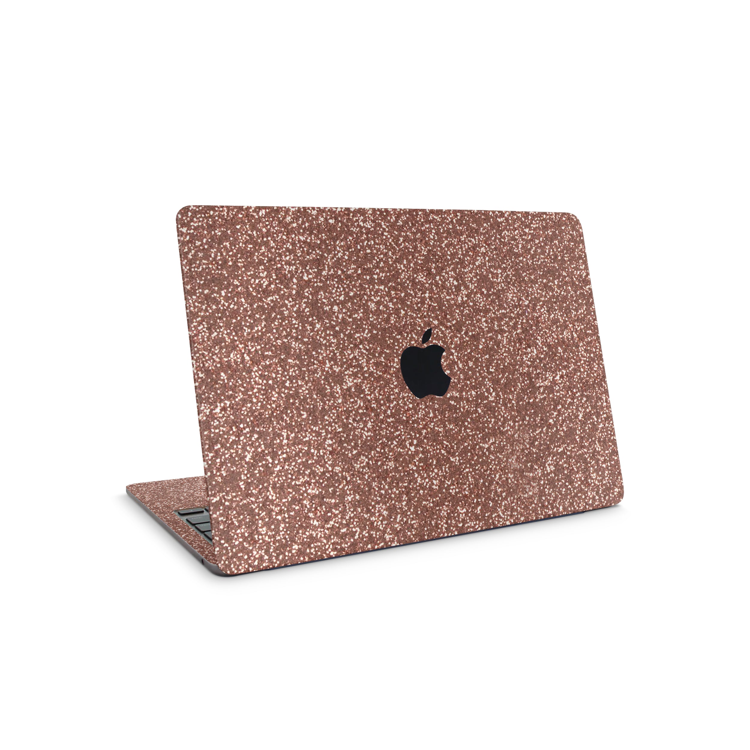 Rosé Glitter MacBook Skin + Case