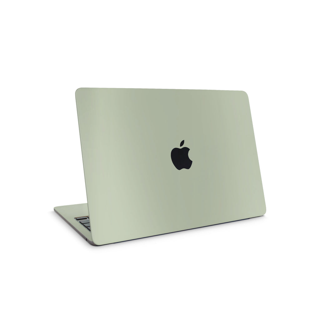 Sage Green MacBook Skin + Case
