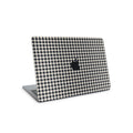Black Gingham MacBook Skin + Case