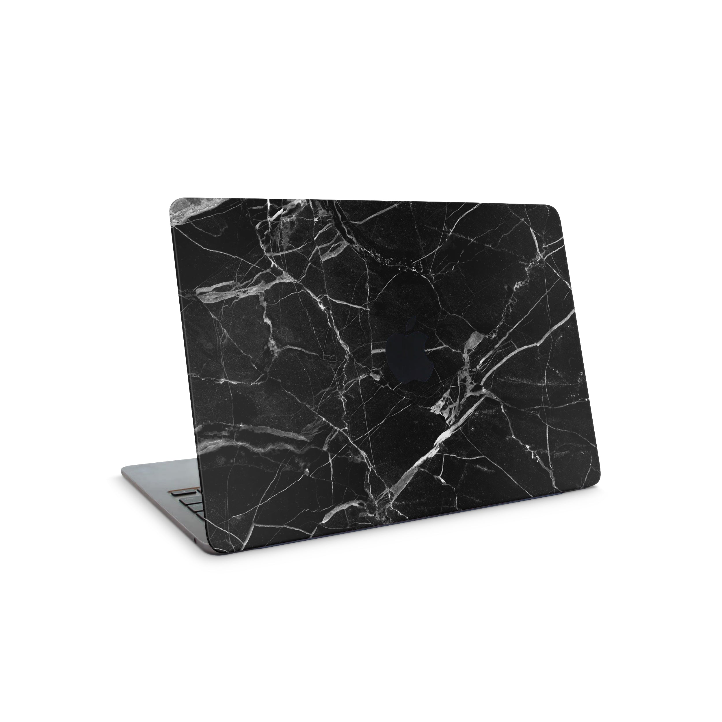 Black Hyper Marble MacBook Skin + Case