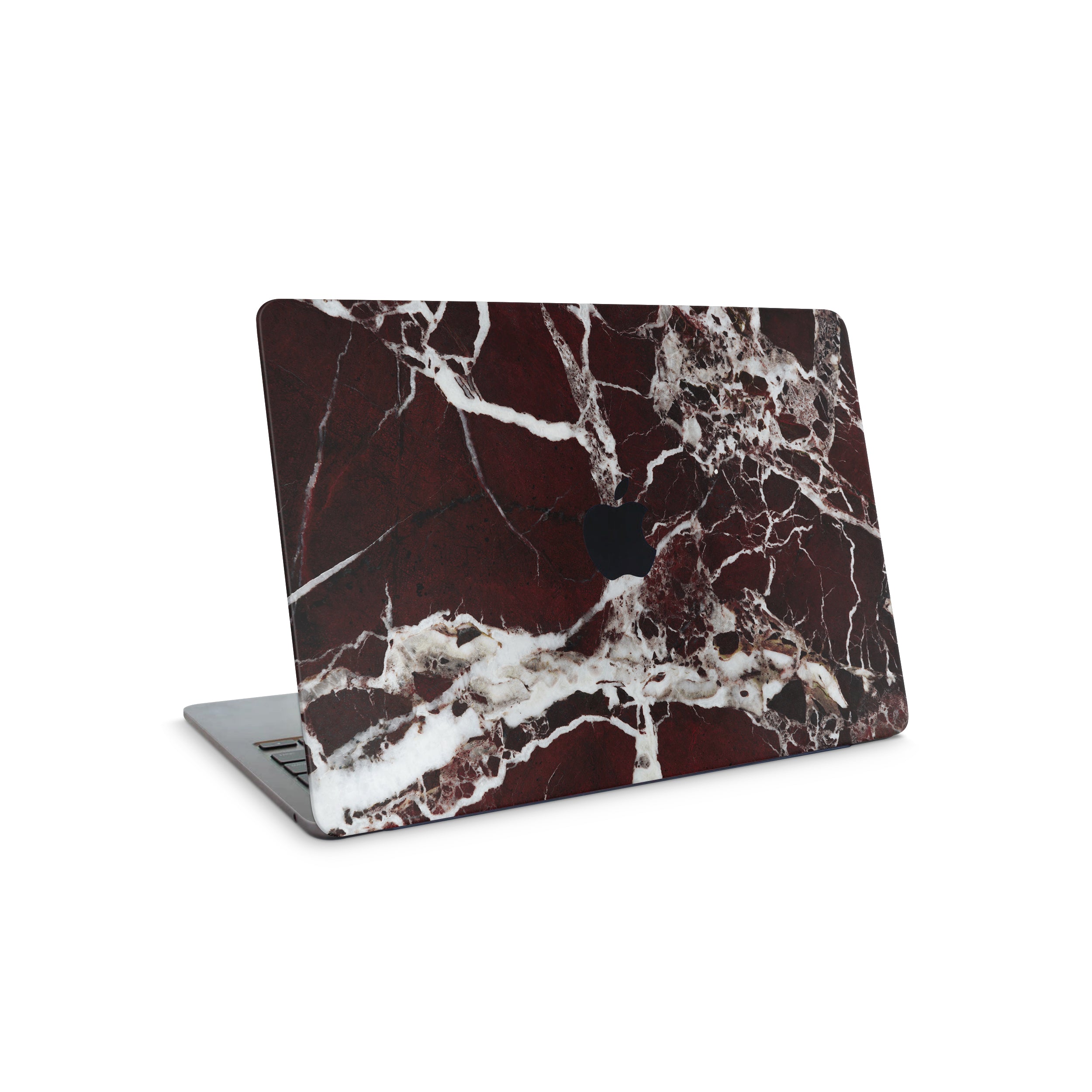 Burgundy Marble MacBook Skin + Case
