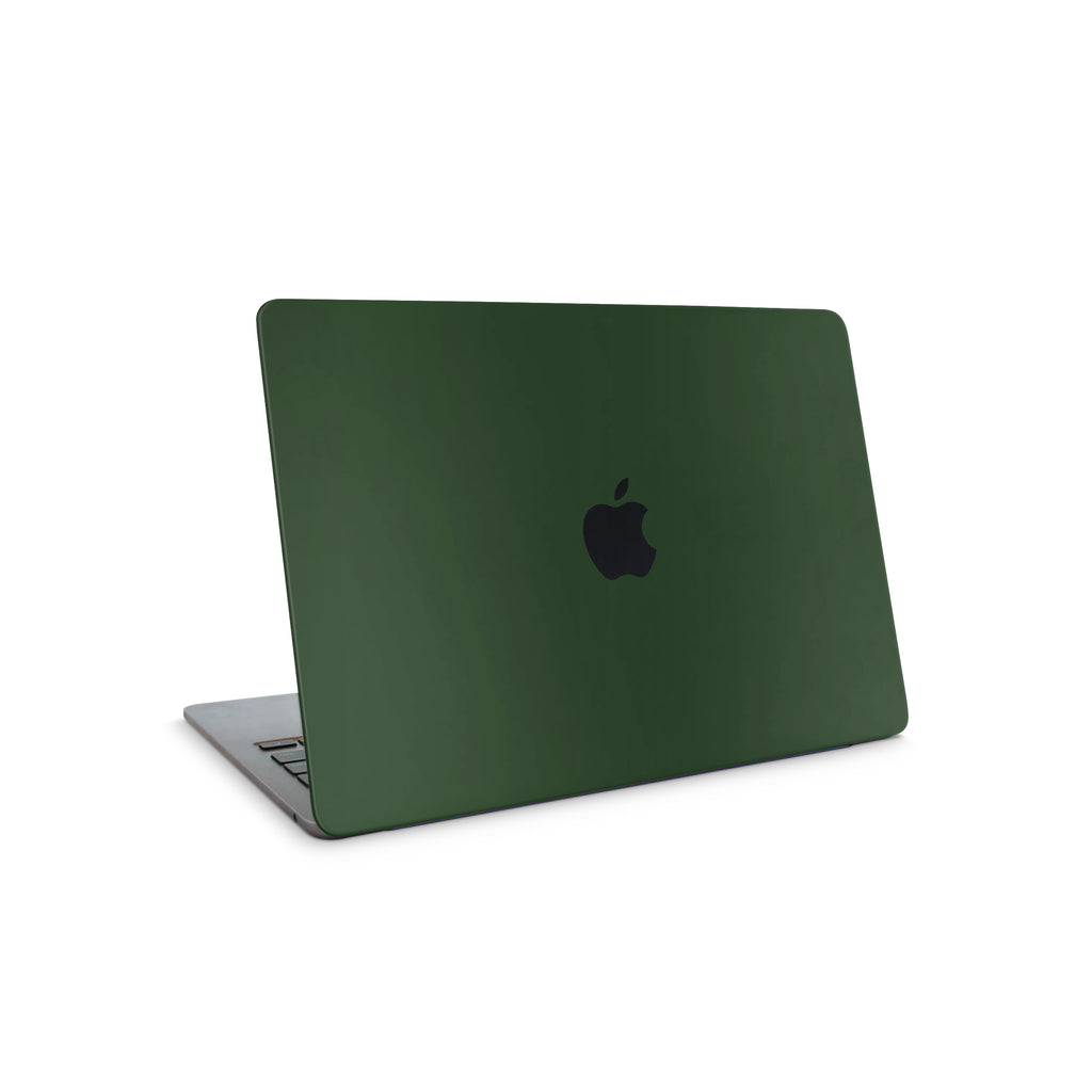 Forest Green MacBook Skin + Case