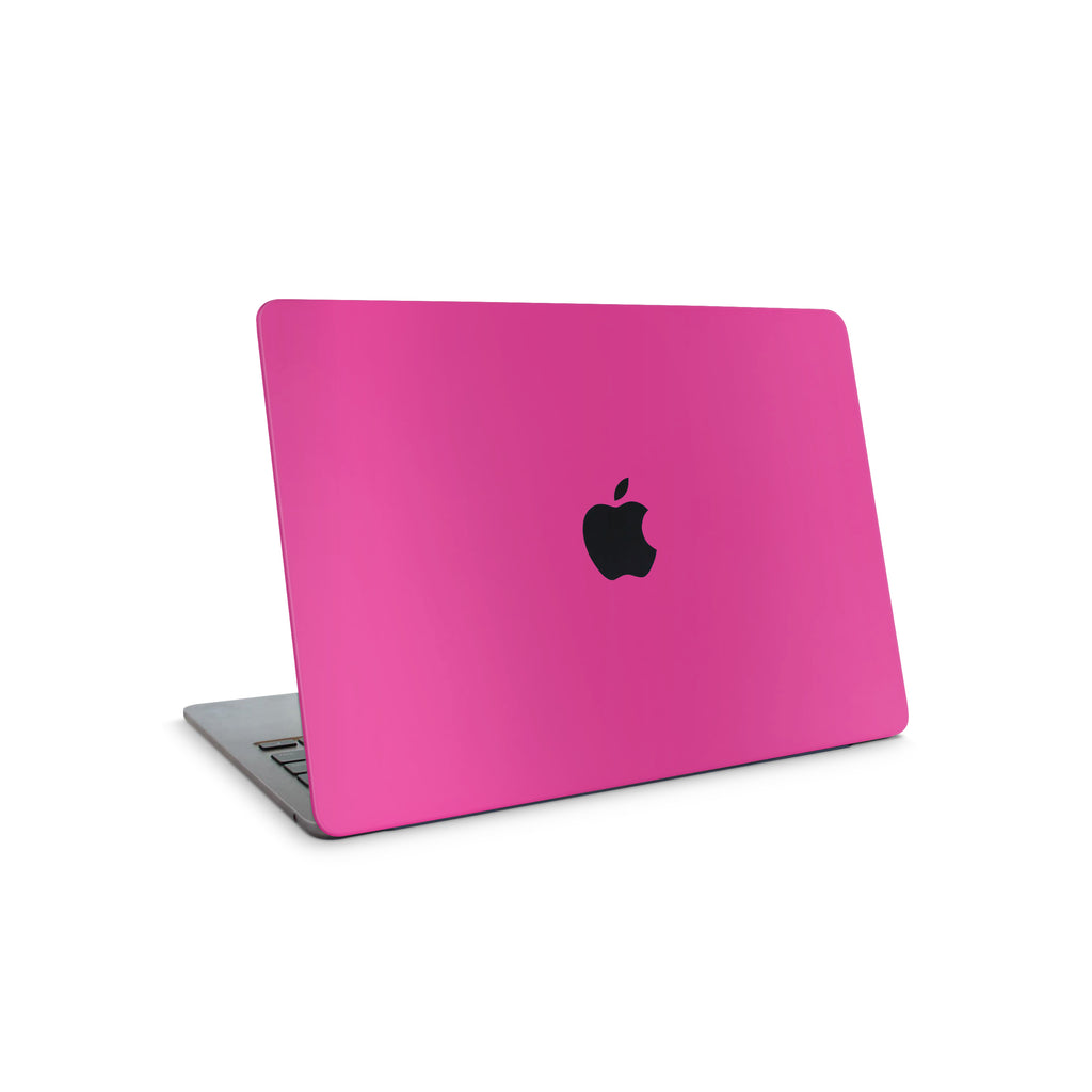 Hot Pink MacBook Skin + Case