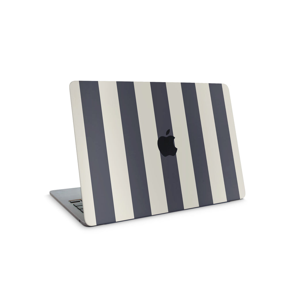 Navy Stripe MacBook Skin + Case