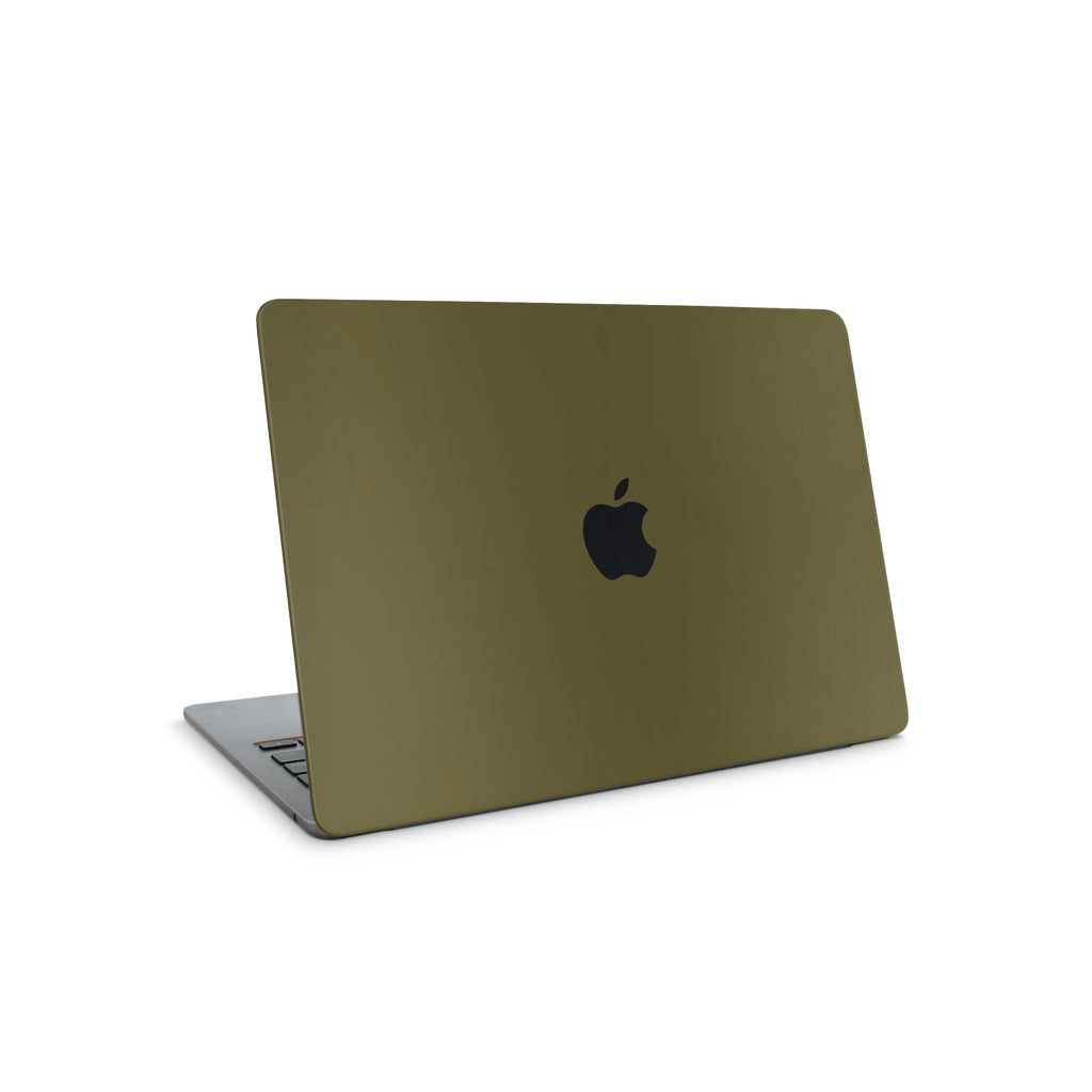 Olive Green MacBook Skin + Case