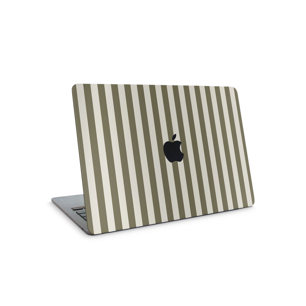 Olive Stripe MacBook Skin + Case