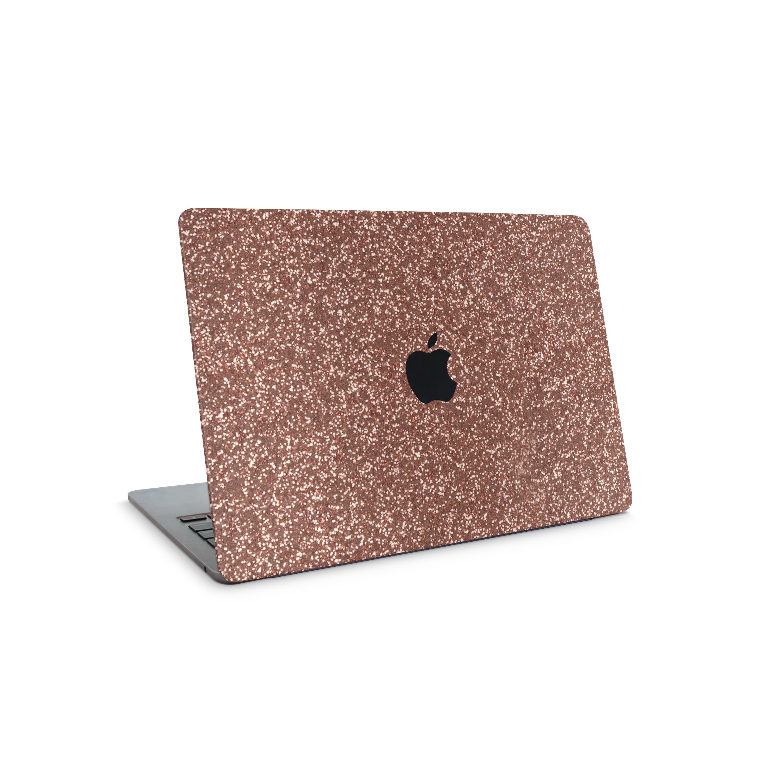 Rosé Glitter MacBook Skin + Case