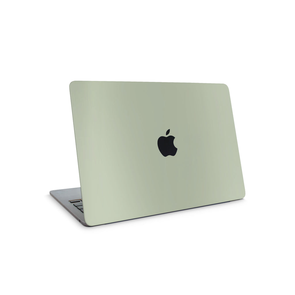 Sage Green MacBook Skin + Case