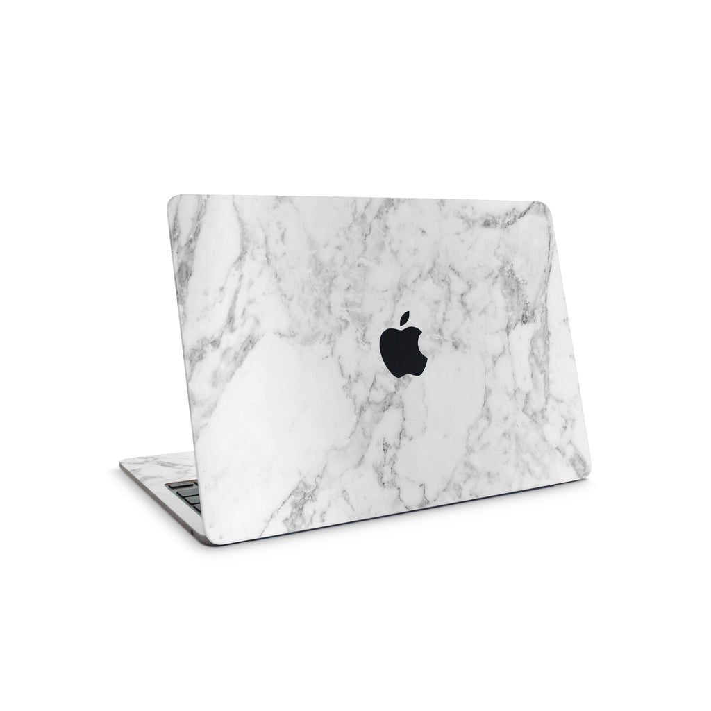 White Marble MacBook Skin + Case