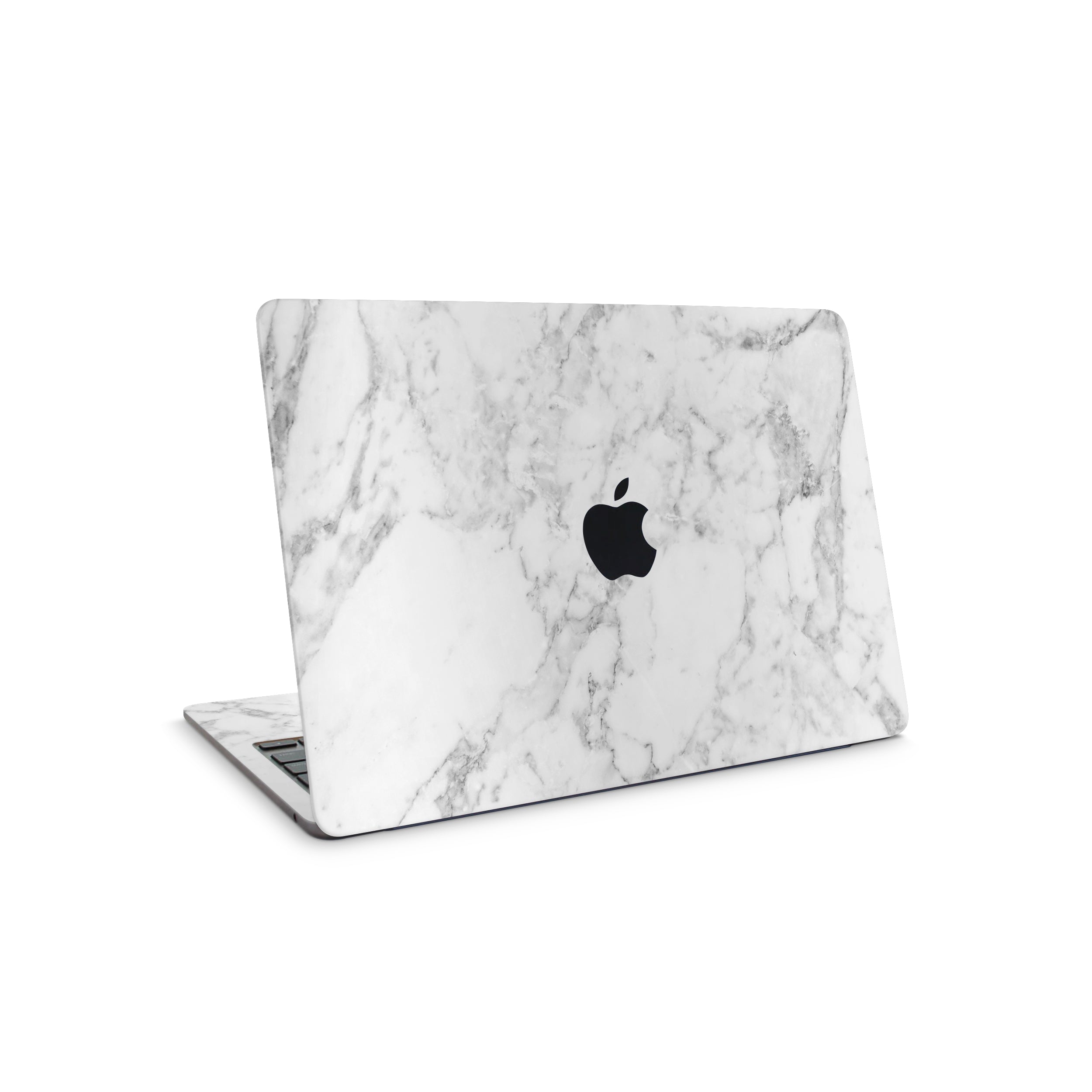 White Marble MacBook Skin + Case