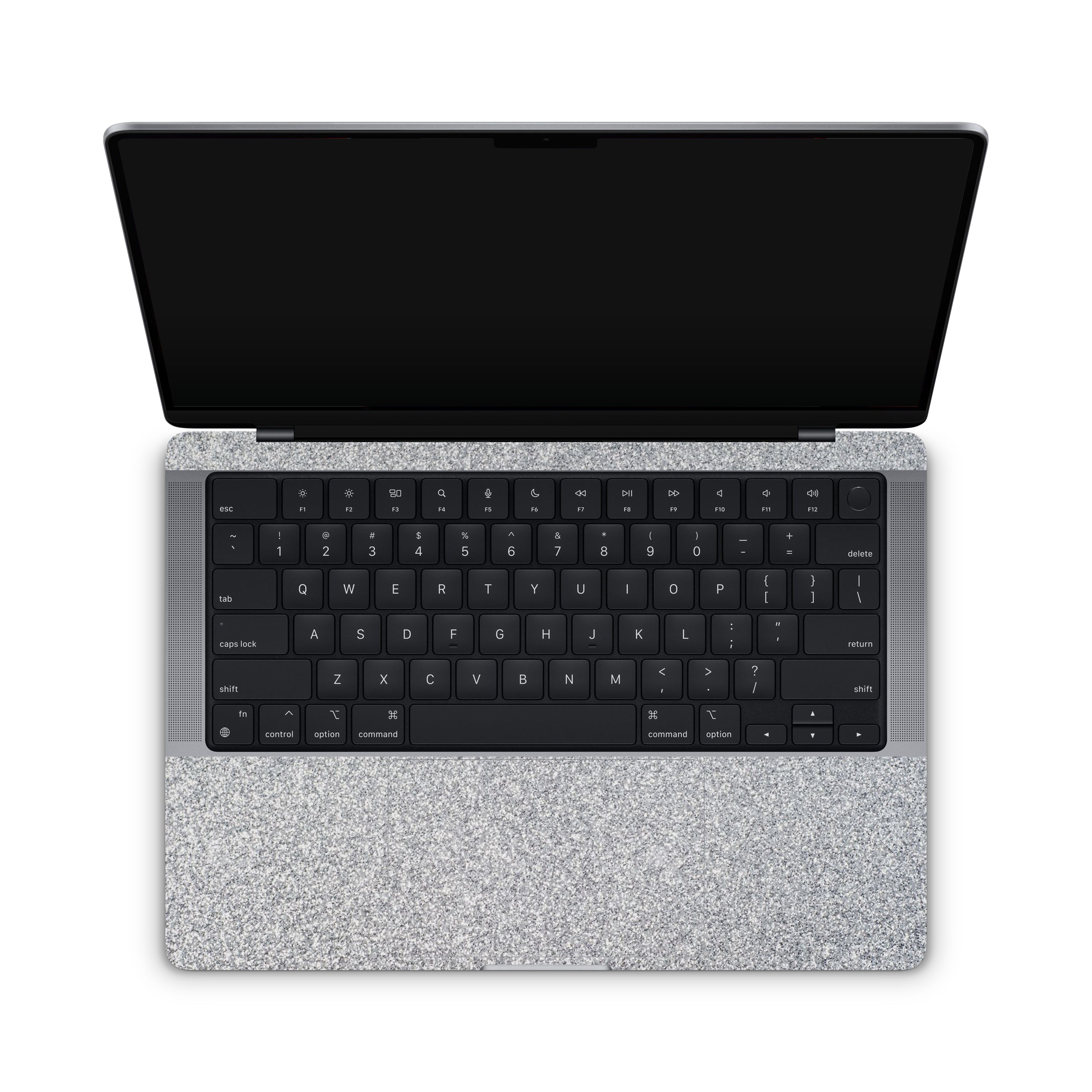 Blanc Glitter MacBook Skin + Case