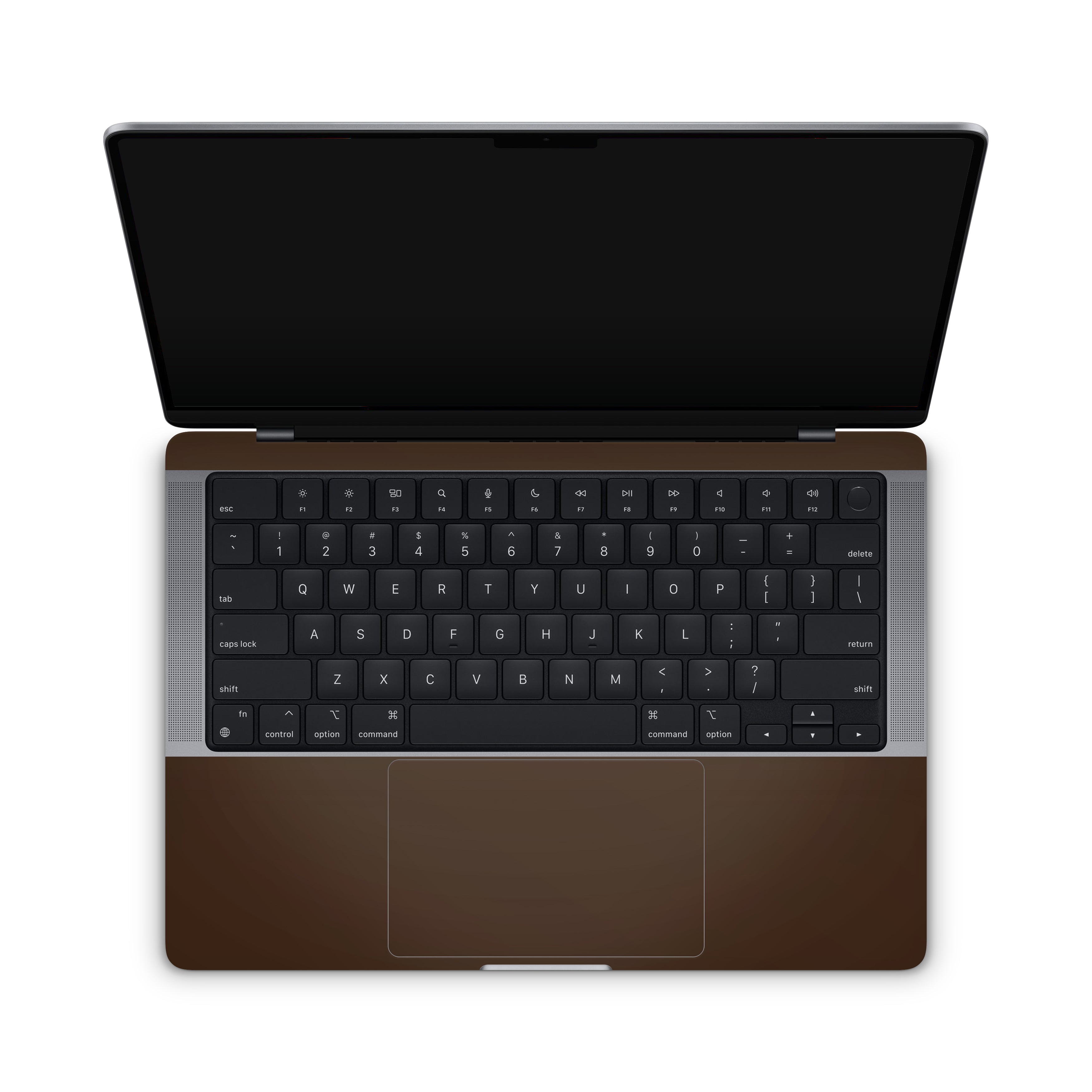 Chocolate Brown MacBook Skin + Case