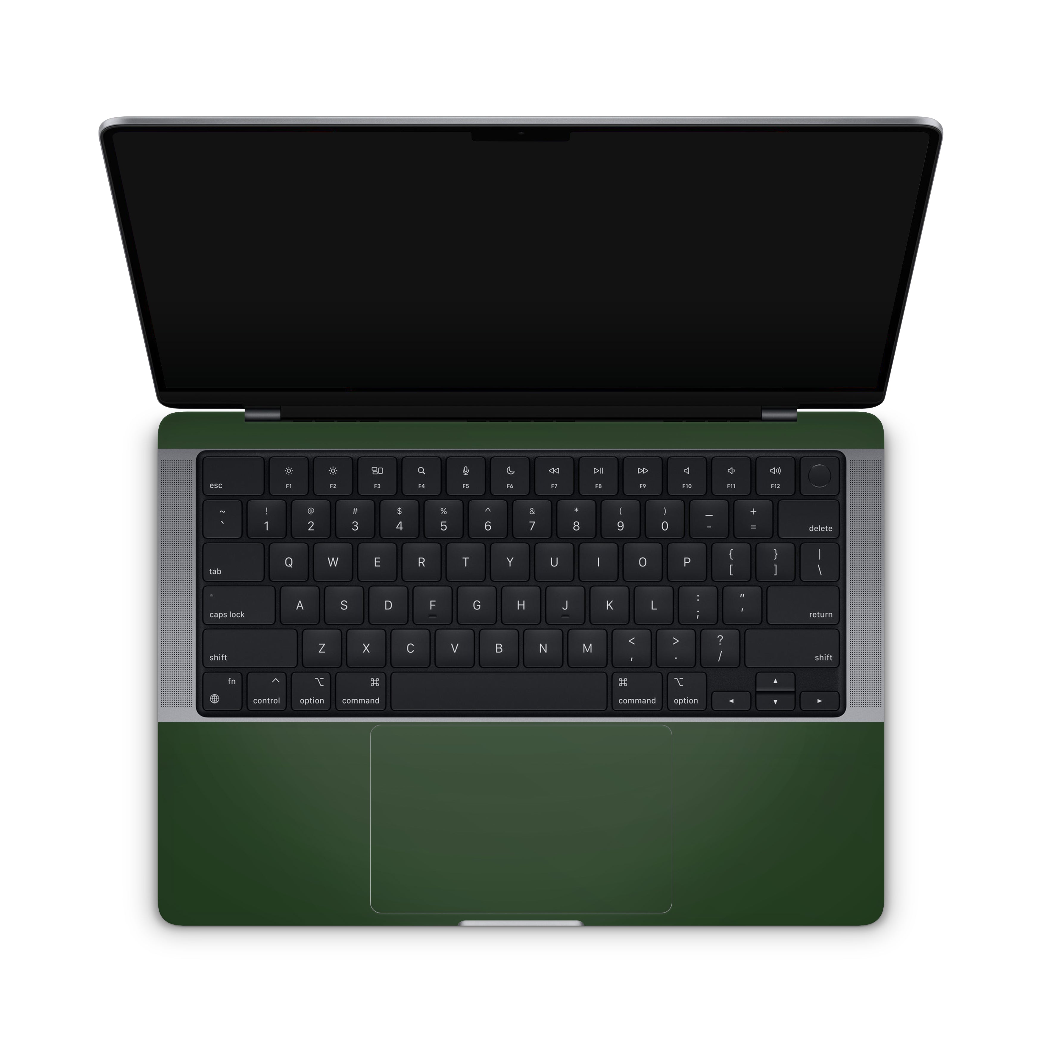 Forest Green MacBook Skin + Case