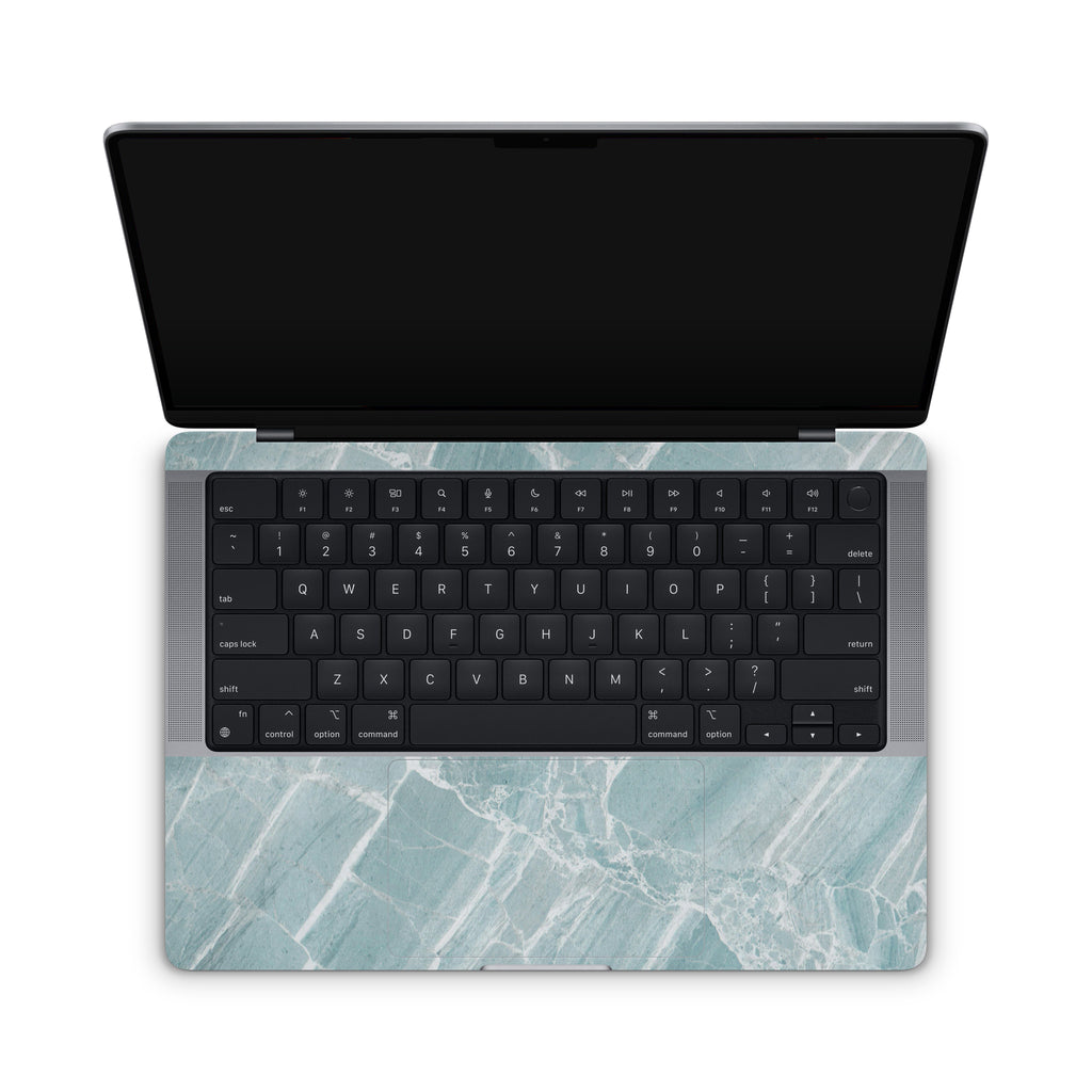 Mint Marble MacBook Skin + Case