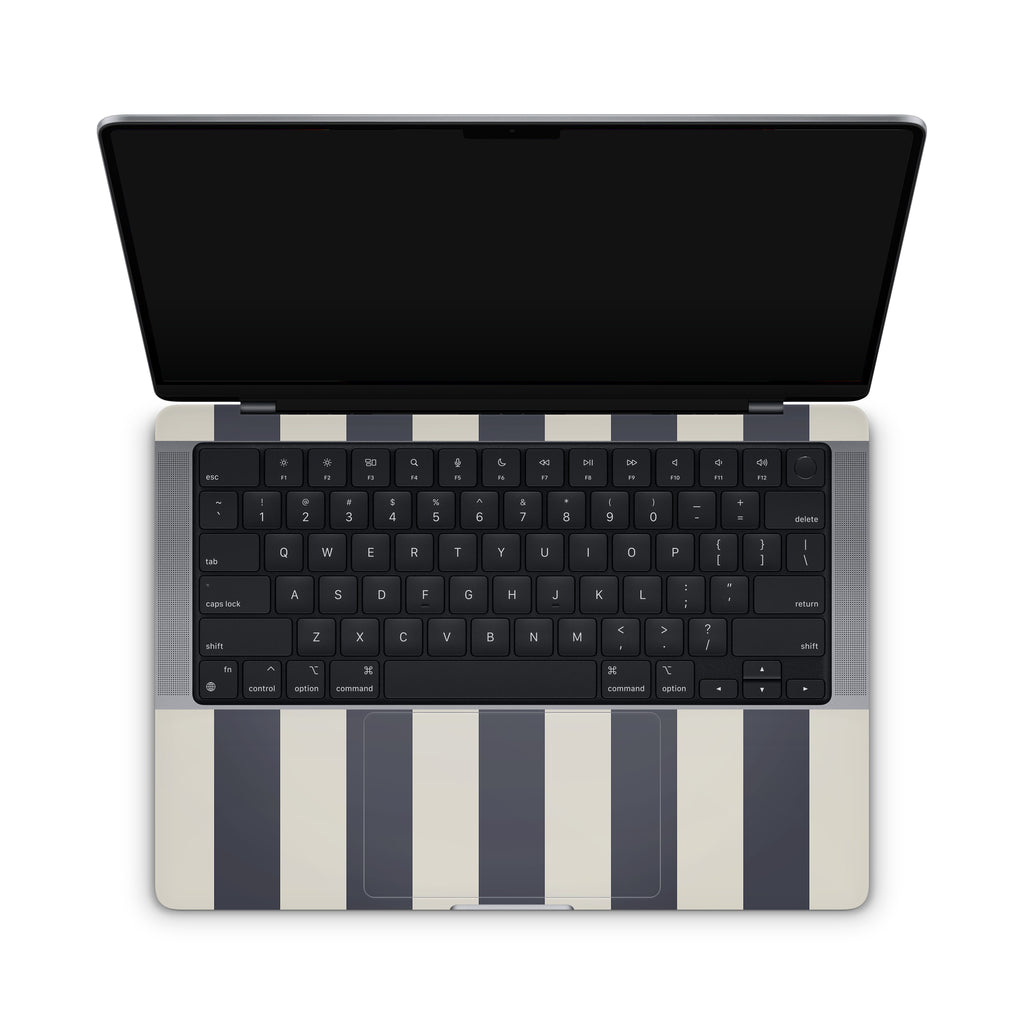 Navy Stripe MacBook Skin + Case
