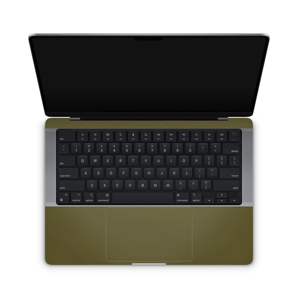 Olive Green MacBook Skin + Case