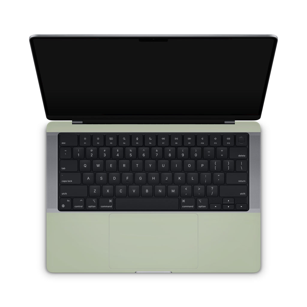Sage Green MacBook Skin + Case
