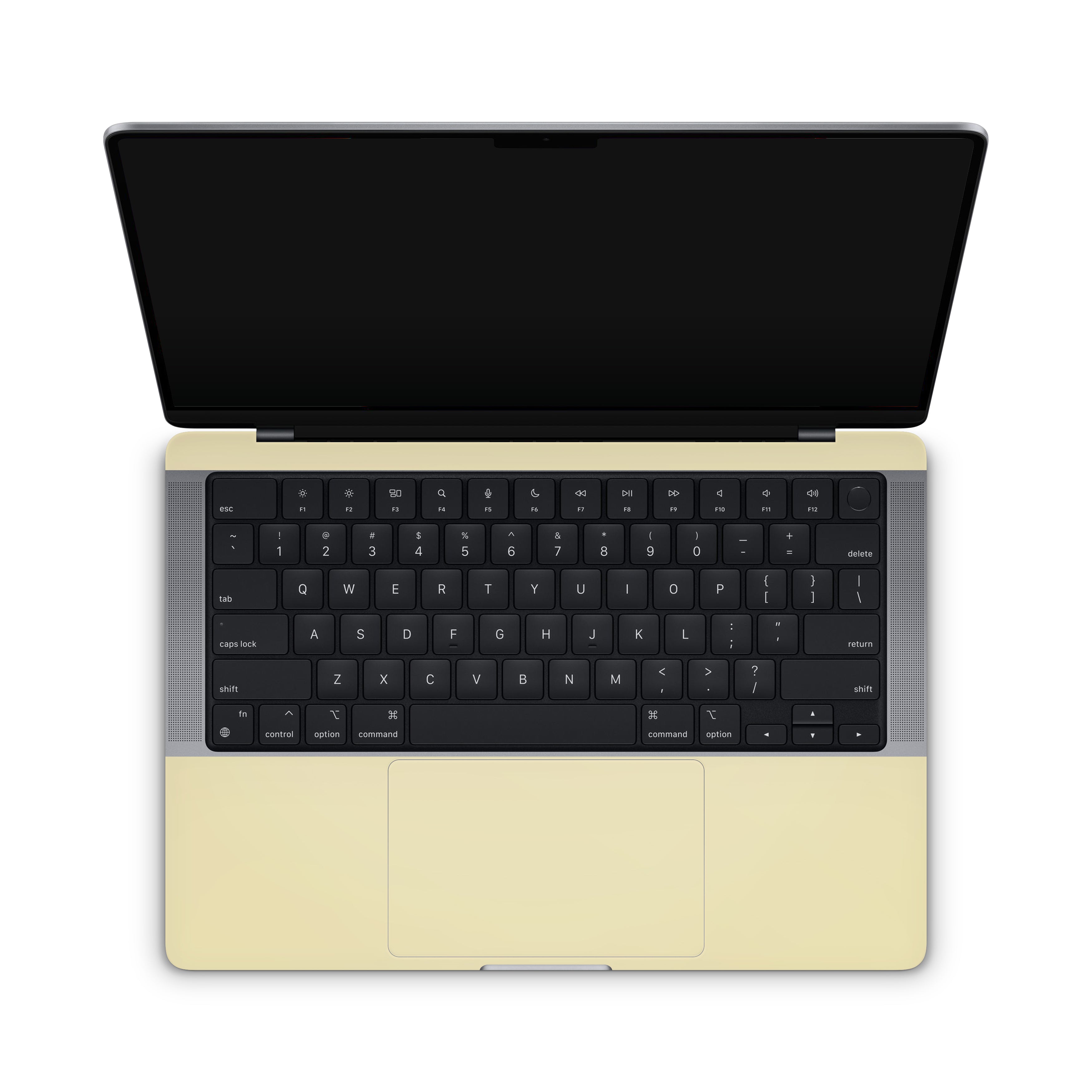 Soft Yellow MacBook Skin + Case