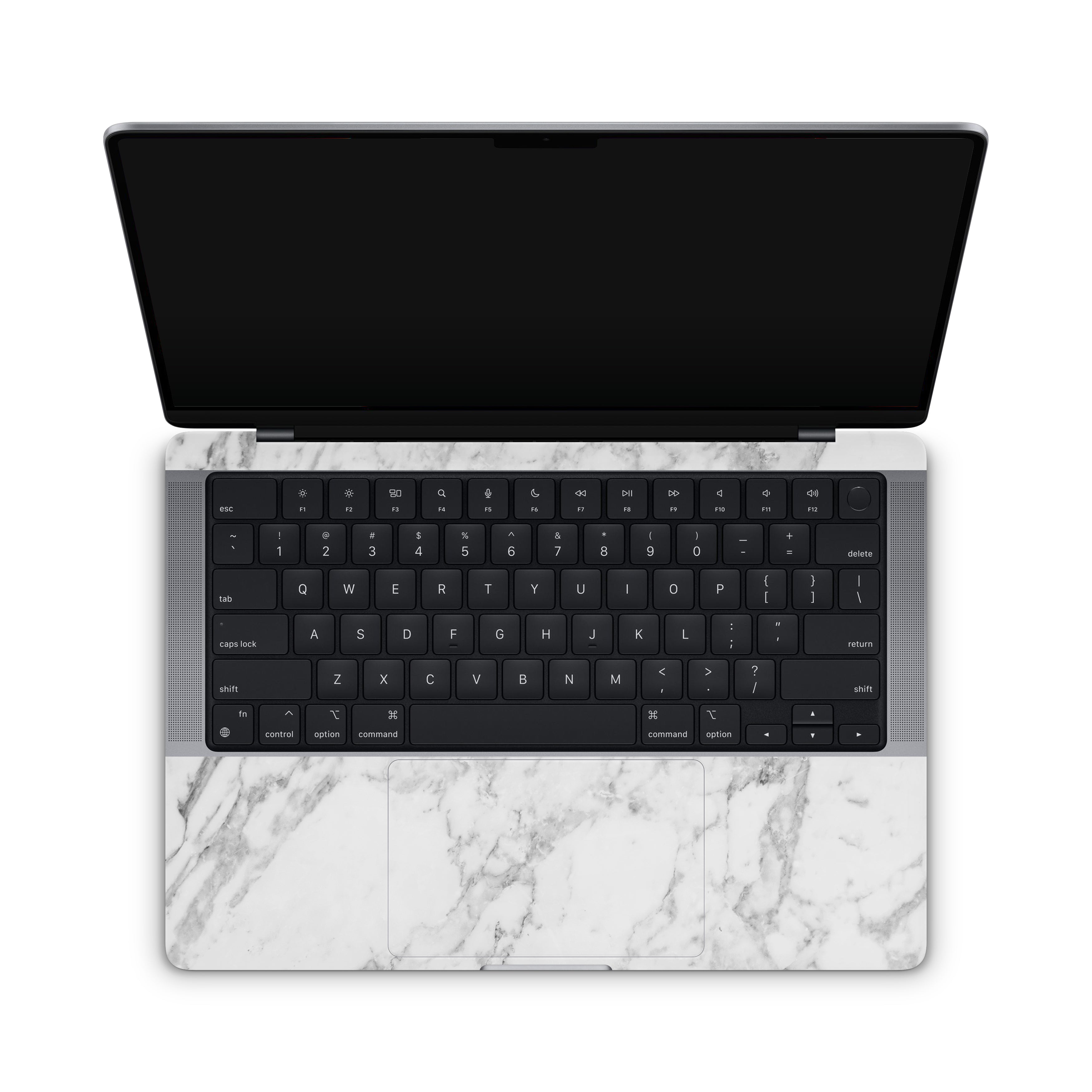 White Marble MacBook Skin + Case