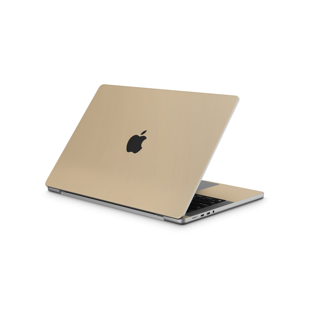 Biscuit Beige MacBook Skin + Case