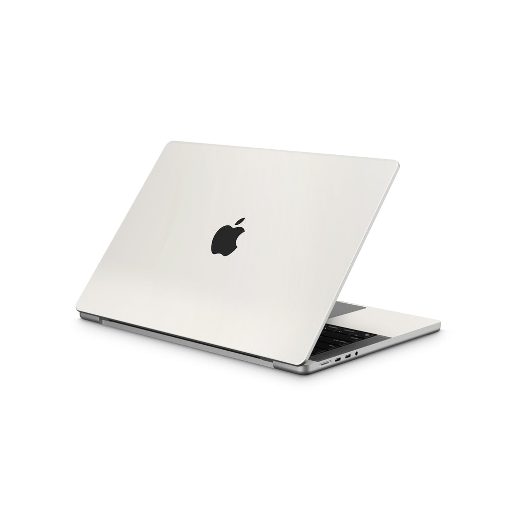 Ivory White MacBook Skin + Case