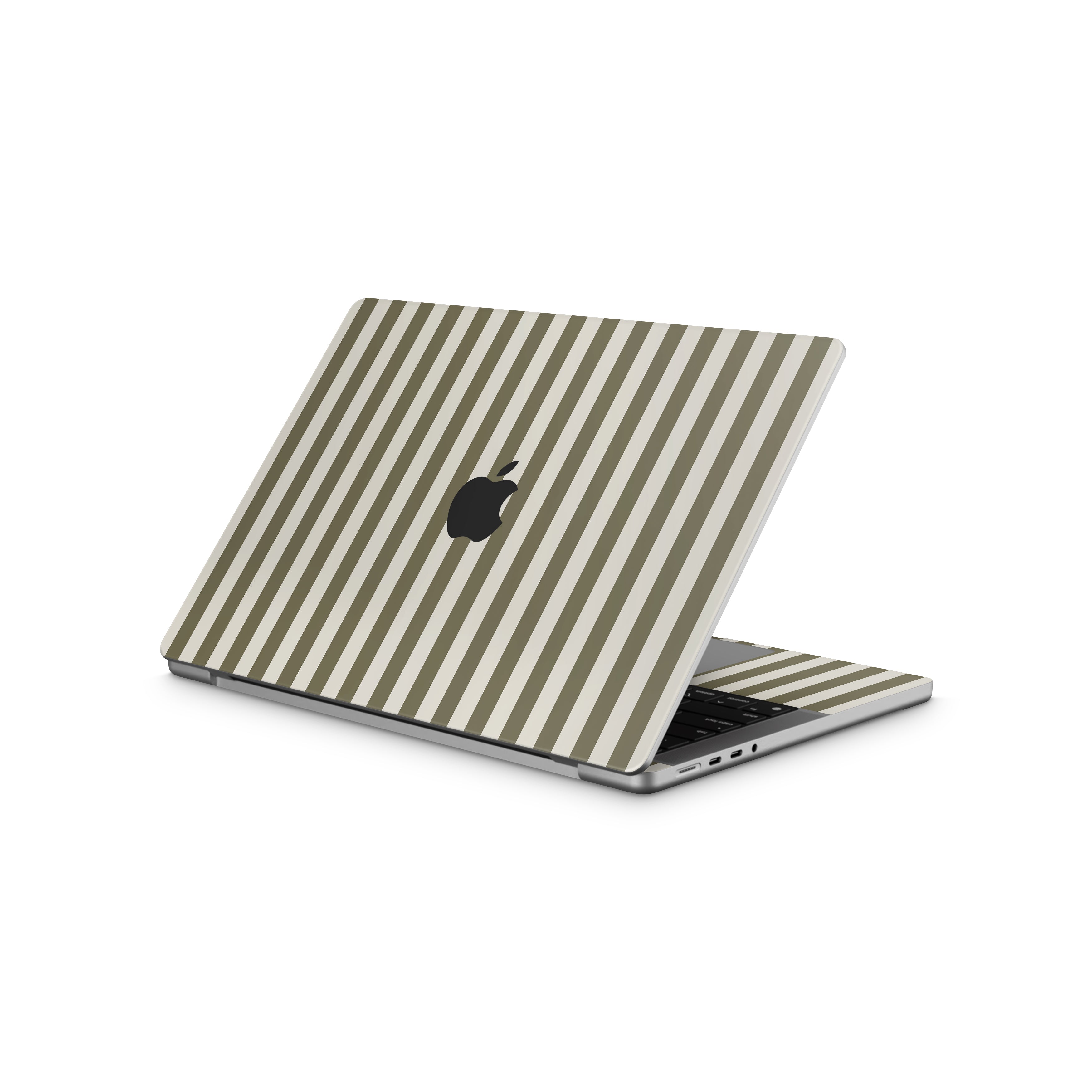 Olive Stripe MacBook Skin + Case