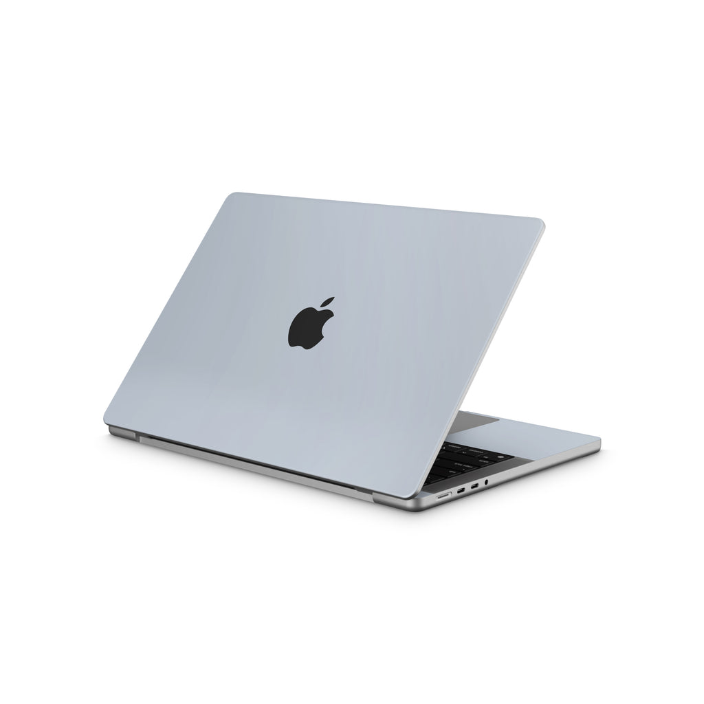 Soft Blue MacBook Skin + Case