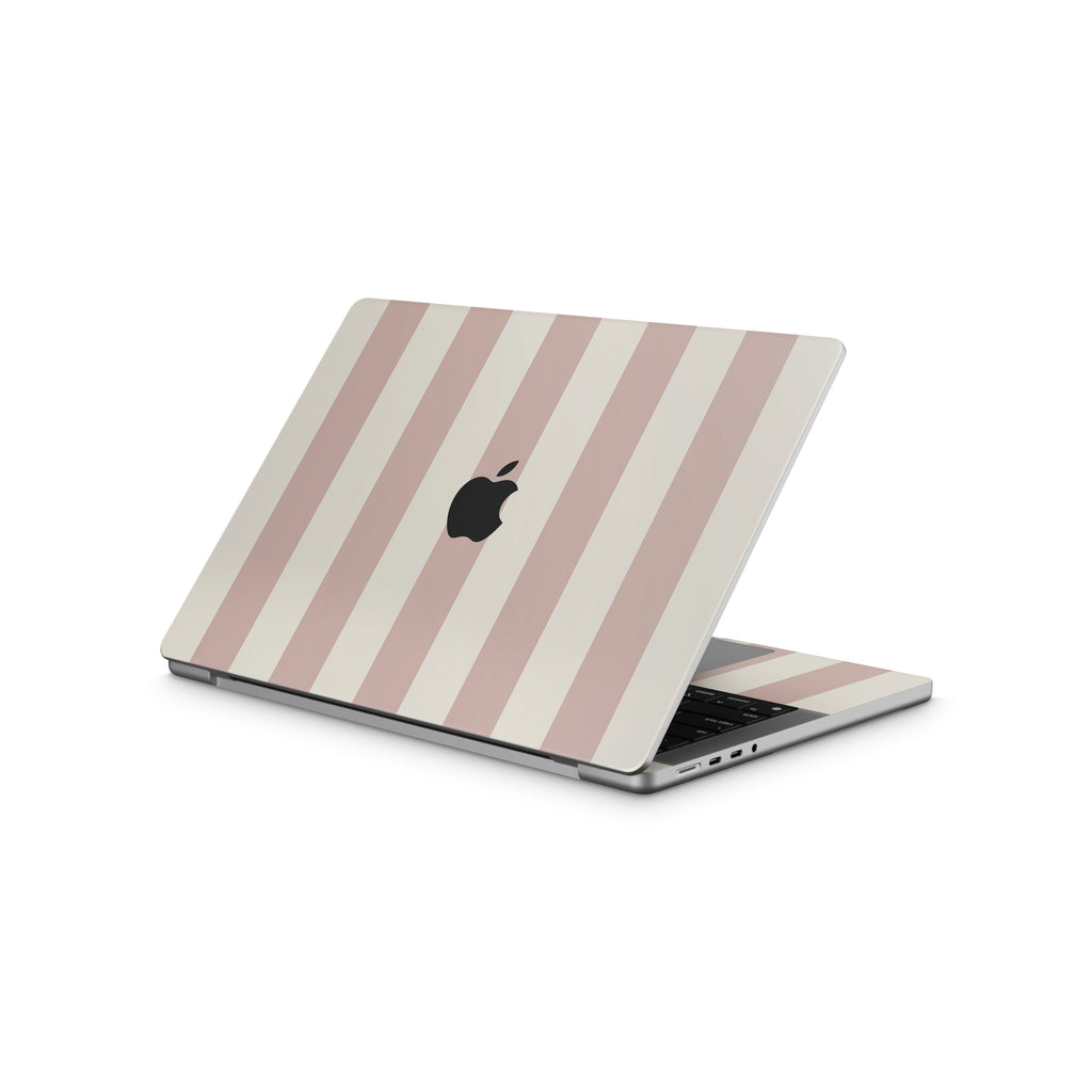 Sugar Stripe MacBook Skin + Case