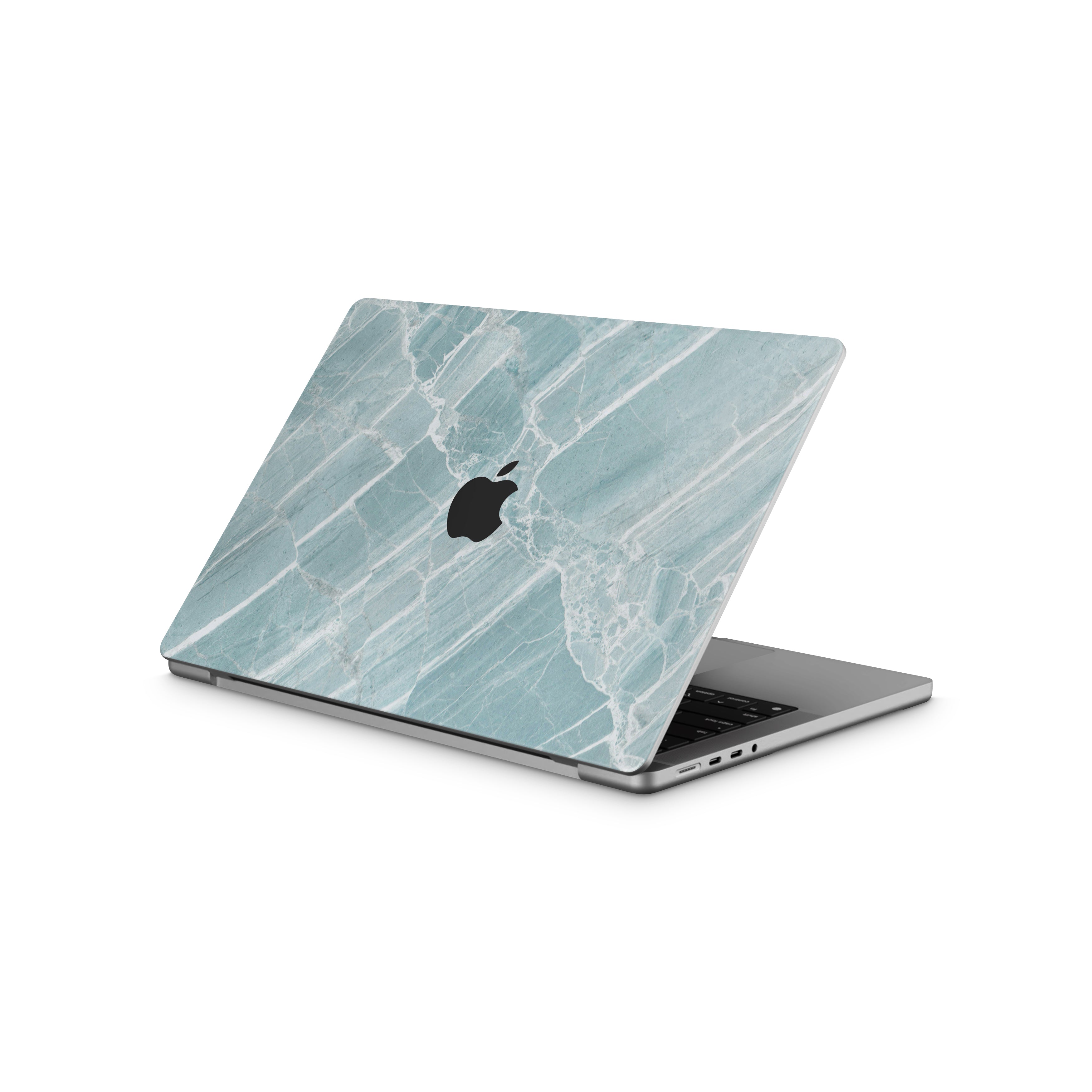 Mint Marble MacBook Skin + Case