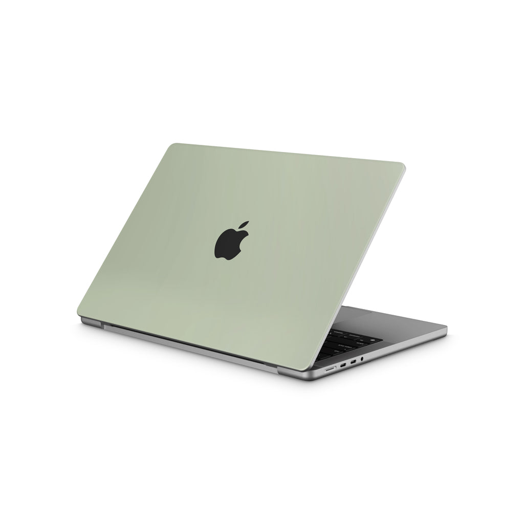 Sage Green MacBook Skin + Case