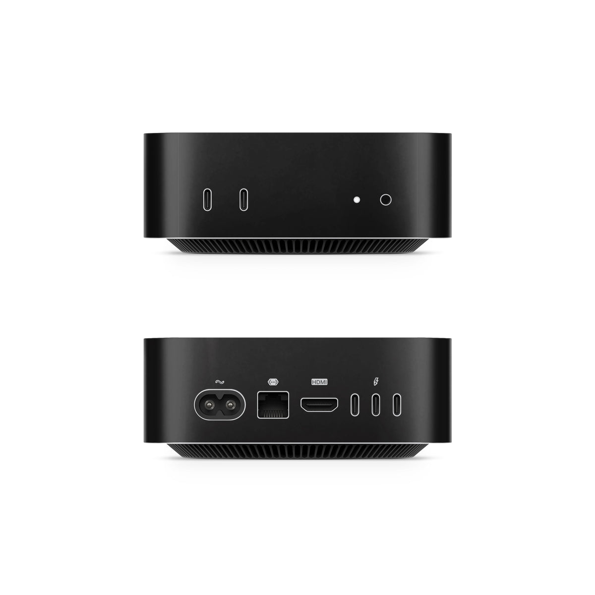 Black Mac Mini Skin Side View (M4-M6)