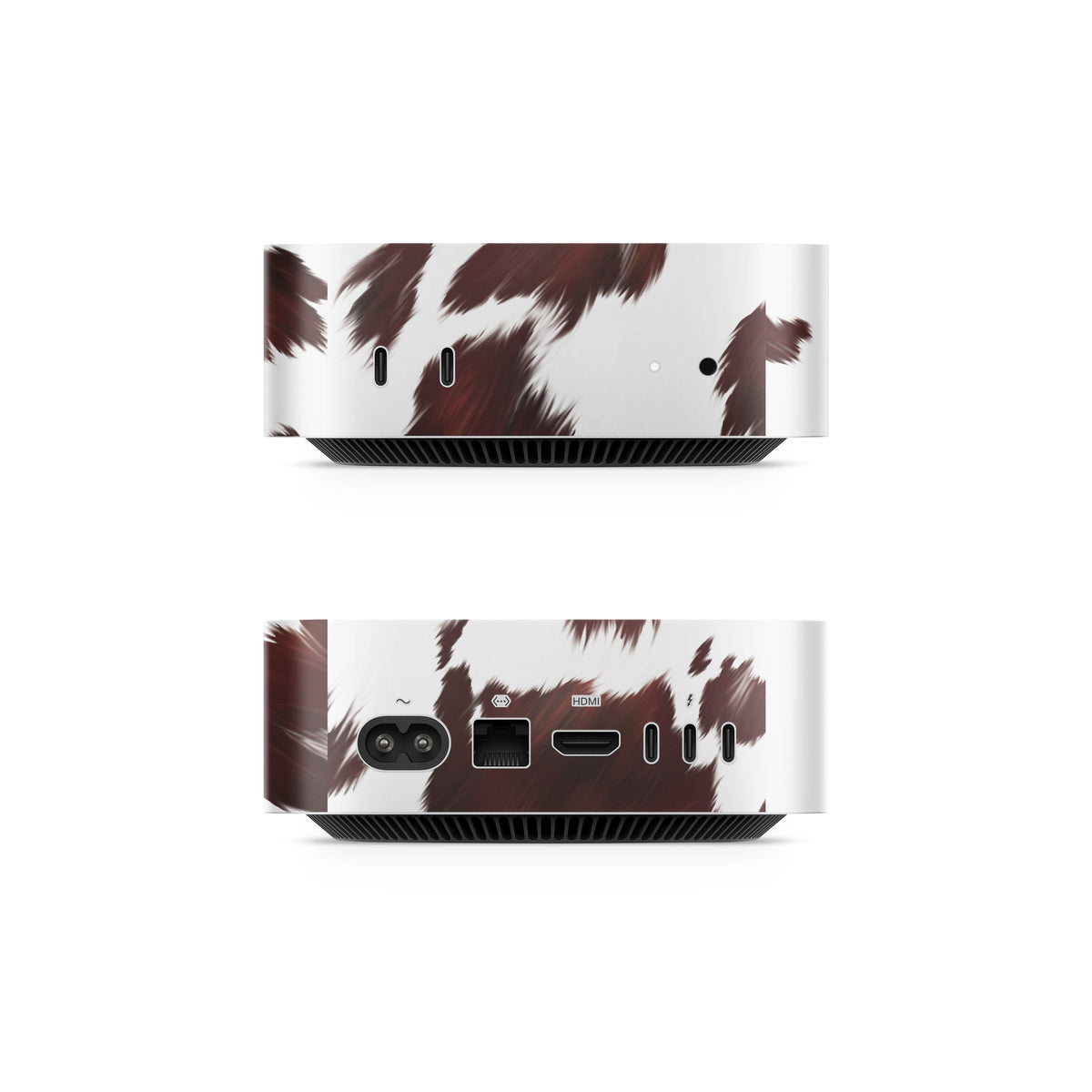 Cowhide Mac Mini Skin Side View (M4-M6)