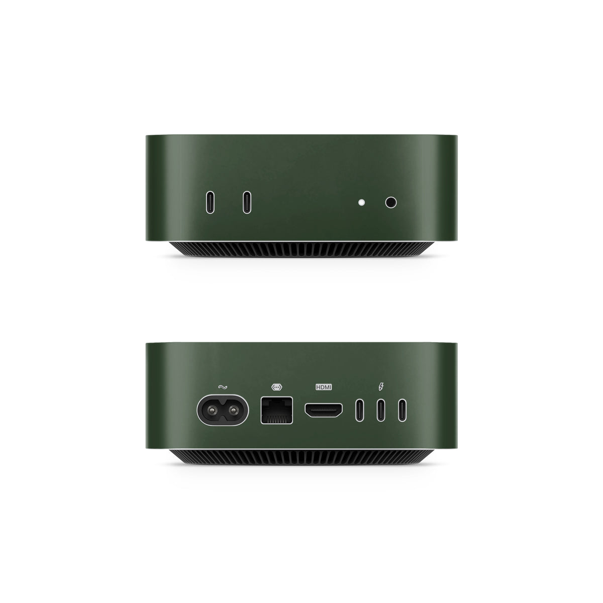 Forest Green Mac Mini Skin Side View (M4-M6)